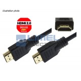 Kábel HDMI - HDMI  0,75m * Generation HDMI 2.0 (UHD)